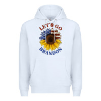 White American flag sunflower Premium Hoodie - Jasminsmagicworld