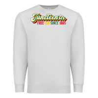 Dove Grey juneteenth free ish since 1865 Premium Sweatshirt - HRA Design Shop