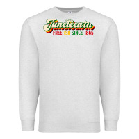 Oatmeal Heather juneteenth free ish since 1865 Premium Sweatshirt - HRA Design Shop