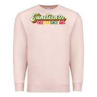 Pale Pink juneteenth free ish since 1865 Premium Sweatshirt - HRA Design Shop