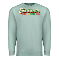 Seafoam juneteenth free ish since 1865 Premium Sweatshirt - HRA Design Shop
