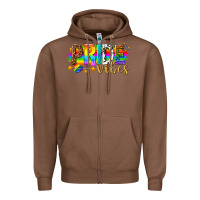 Chestnut pride vibes Zipper Hoodie - texasbilliewilder