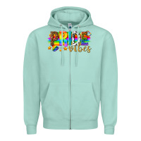 Seafoam pride vibes Zipper Hoodie - texasbilliewilder