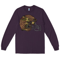 Plum American football helmet Long Sleeve Tee - BarkalooDesign
