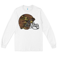 White American football helmet Long Sleeve Tee - BarkalooDesign