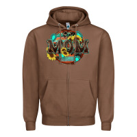 Chestnut western mom Zipper Hoodie - Zillion Design Studio
