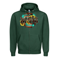 Sports Green western mom Zipper Hoodie - Zillion Design Studio