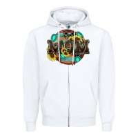 White western mom Zipper Hoodie - Zillion Design Studio