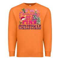 Carrot I Am Dreaming Of A Pink Christmas Premium Sweatshirt - FaDigitalArtStudio