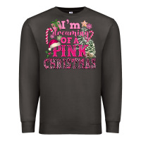 Smoke I Am Dreaming Of A Pink Christmas Premium Sweatshirt - FaDigitalArtStudio