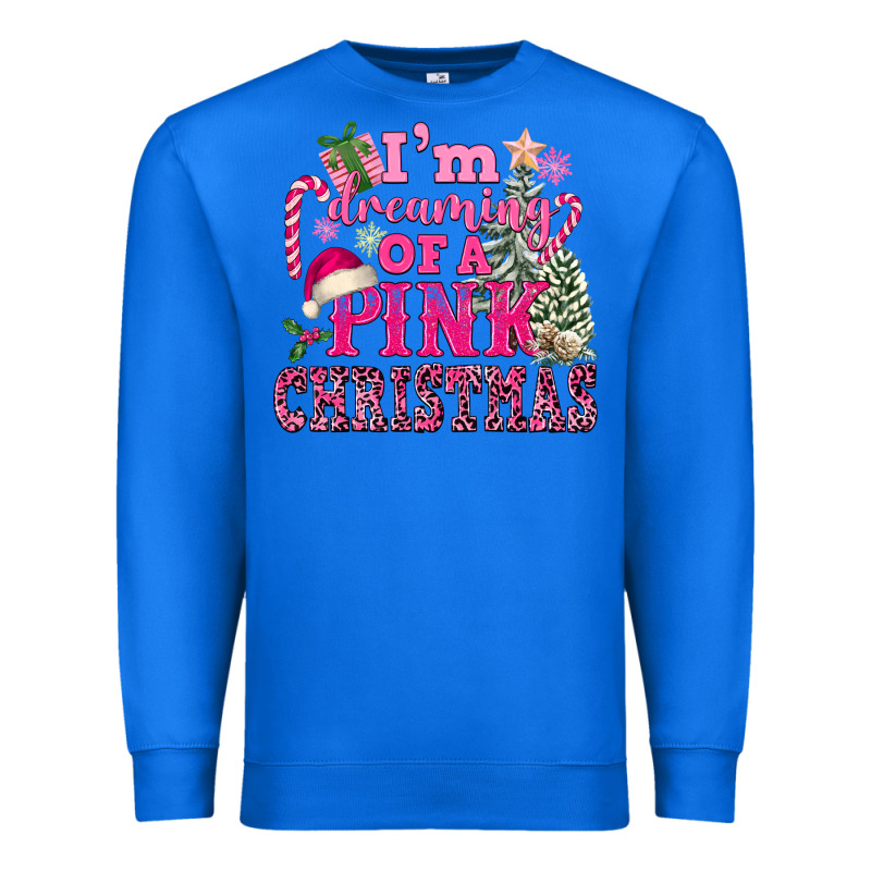 I Am Dreaming Of A Pink Christmas Premium Sweatshirt by FaDigitalArtStudio | Teevron