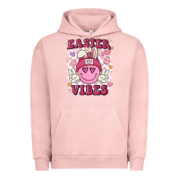 Pigment Salmon Easter vibes Urban Hoodie - MaliasSmallBusiness
