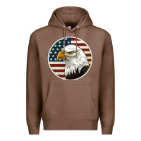Chestnut American Bald Eagle Premium Hoodie - Jasminsmagicworld
