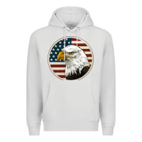 Dove Grey American Bald Eagle Premium Hoodie - Jasminsmagicworld