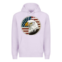 Lilac American Bald Eagle Premium Hoodie - Jasminsmagicworld
