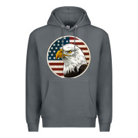 Rock American Bald Eagle Premium Hoodie - Jasminsmagicworld