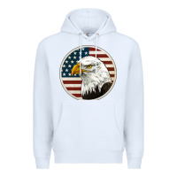 White American Bald Eagle Premium Hoodie - Jasminsmagicworld