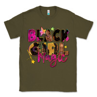 Army Green black girl magic Classic Tee - Zillion Design Studio