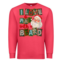 Cardinal I Love A Man With A Beard Premium Sweatshirt - FaDigitalArtStudio