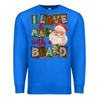 True Royal I Love A Man With A Beard Premium Sweatshirt - FaDigitalArtStudio