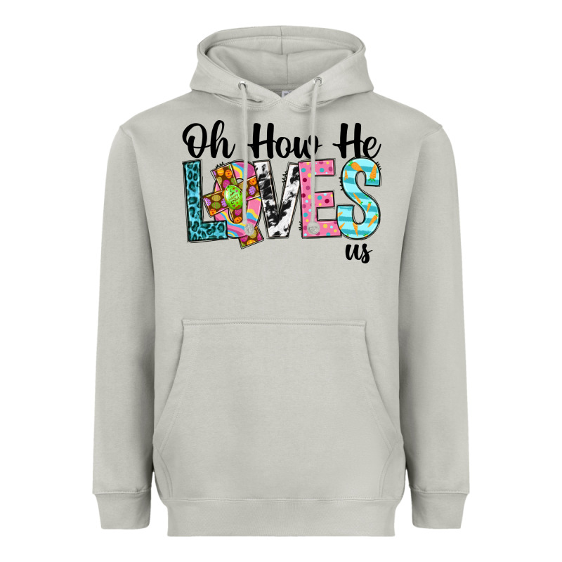 Oh How He Loves Us Heavyweight Hoodie by Neo Western | Teevron