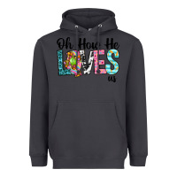 Smoke Oh how he loves us Heavyweight Hoodie - Neo Western