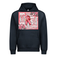 Navy cancer words Urban Hoodie - MaliasSmallBusiness