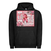 Pigment Black cancer words Urban Hoodie - MaliasSmallBusiness
