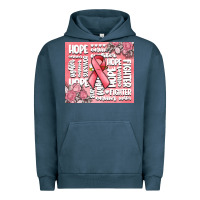 Pigment Midnight Navy cancer words Urban Hoodie - MaliasSmallBusiness