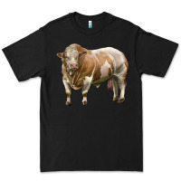 Black simmental bull Premium Tee - LillyAllenDesigns