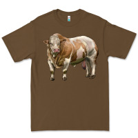 Cacao simmental bull Premium Tee - LillyAllenDesigns