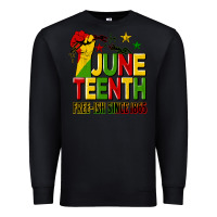 Black juneteenth fist free ish since 1865 Premium Sweatshirt - HRA Design Shop
