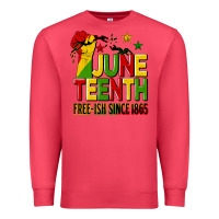 Cardinal juneteenth fist free ish since 1865 Premium Sweatshirt - HRA Design Shop