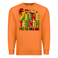 Carrot juneteenth fist free ish since 1865 Premium Sweatshirt - HRA Design Shop