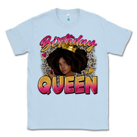 Dusty Blue birthday queen Classic Tee - Zillion Design Studio