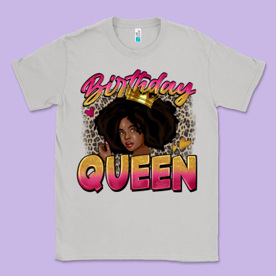 Birthday Queen Classic Tee Designed By Zillion Design Studio