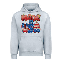 Heather Grey made in usa Urban Hoodie - MaliasSmallBusiness
