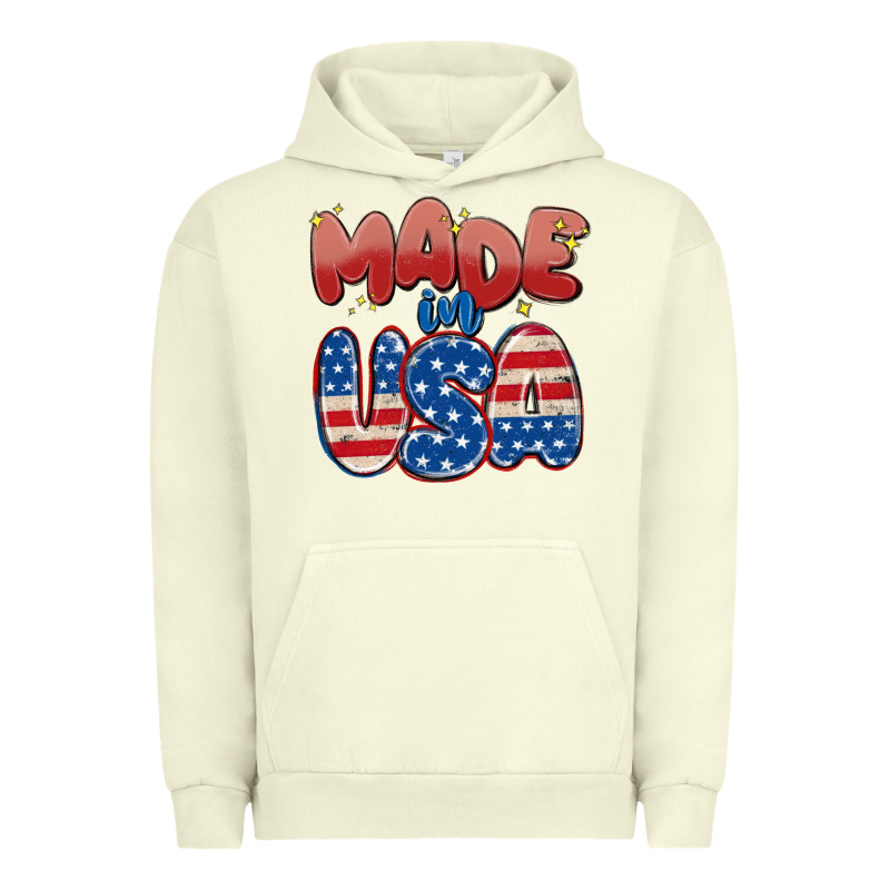 Made In Usa Urban Hoodie by MaliasSmallBusiness | Teevron