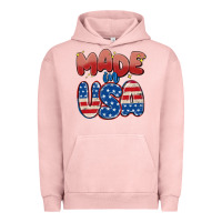 Pigment Salmon made in usa Urban Hoodie - MaliasSmallBusiness