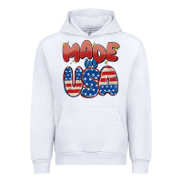 White made in usa Urban Hoodie - MaliasSmallBusiness