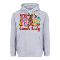 Heather Grey One hip lunch lady Heavyweight Hoodie - Neo Western