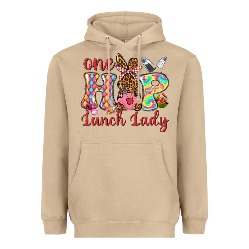 One Hip Lunch Lady Heavyweight Hoodie by Neo Western | Teevron