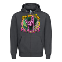 Smoke rockin' the mom life Zipper Hoodie - Zillion Design Studio