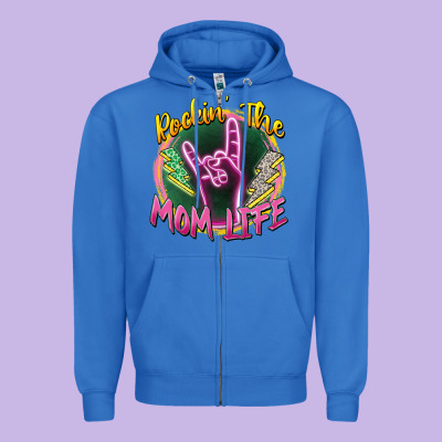Zipper Hoodie rockin' the mom life