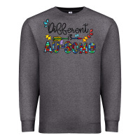 Charcoal Heather different au some Premium Sweatshirt - CowhideDigitalArt