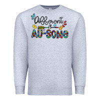 Heather Grey different au some Premium Sweatshirt - CowhideDigitalArt