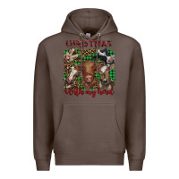 Coffee christmas with my herd cows Premium Hoodie - BarkalooDesign