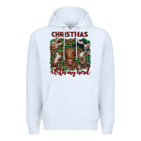 White christmas with my herd cows Premium Hoodie - BarkalooDesign