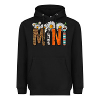 Black western daisies mini Heavyweight Hoodie - HRA Design Shop