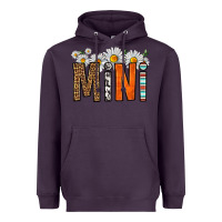 Plum western daisies mini Heavyweight Hoodie - HRA Design Shop